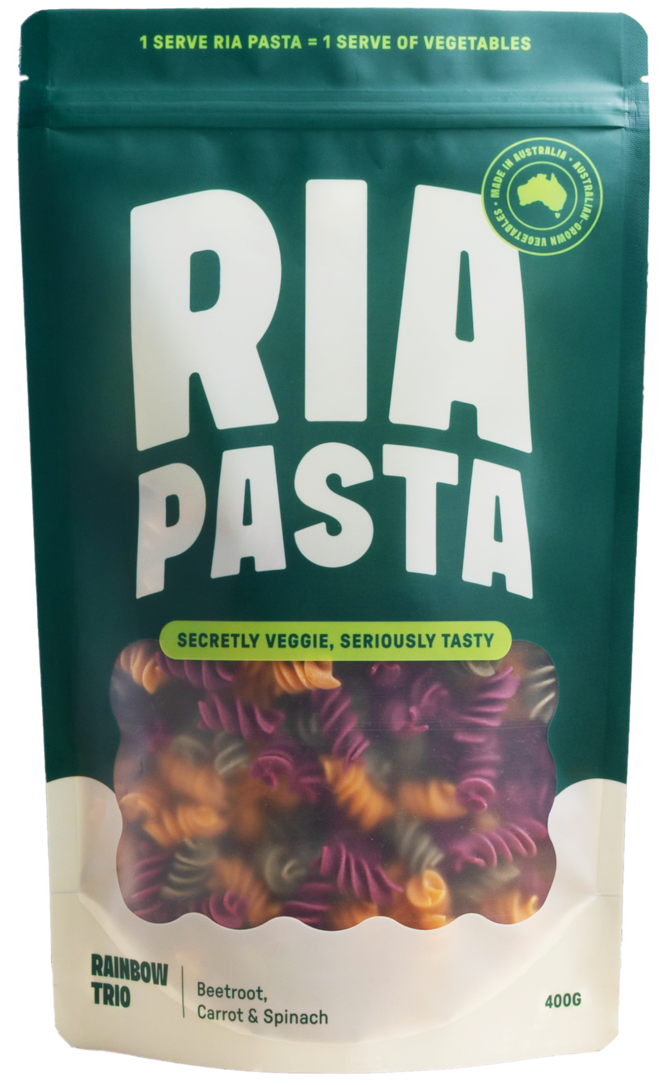 RIA Pasta: Rainbow Trio