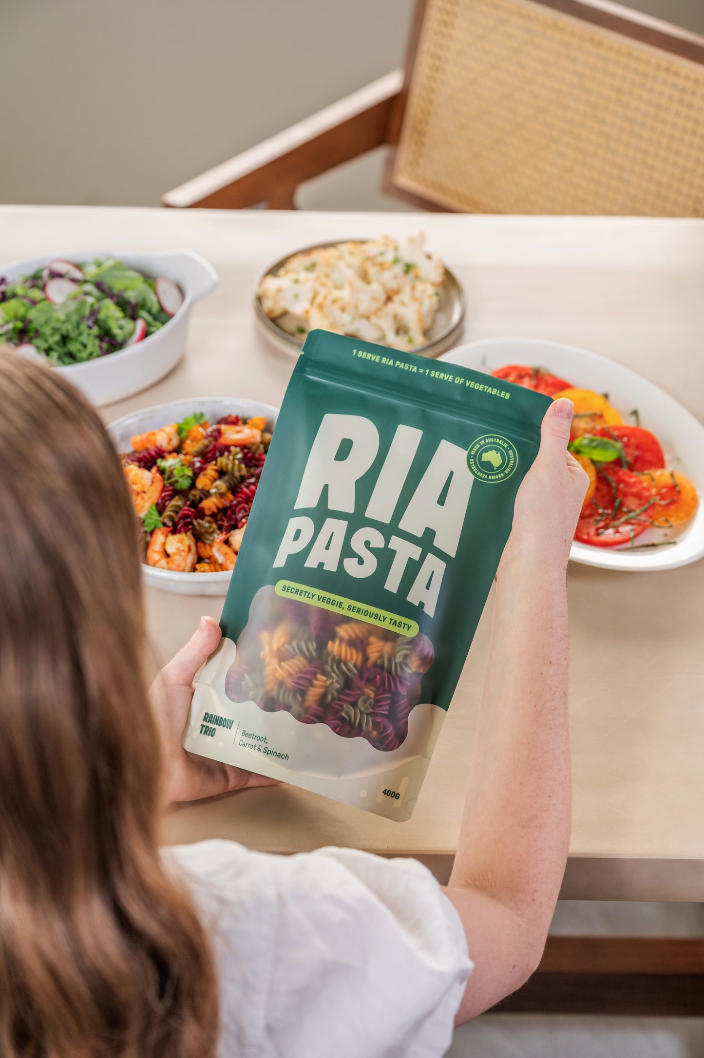 RIA Pasta: Rainbow Trio